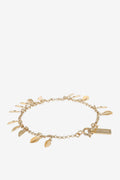 Isabel Marant Metal Shiny Leaf Bracelet