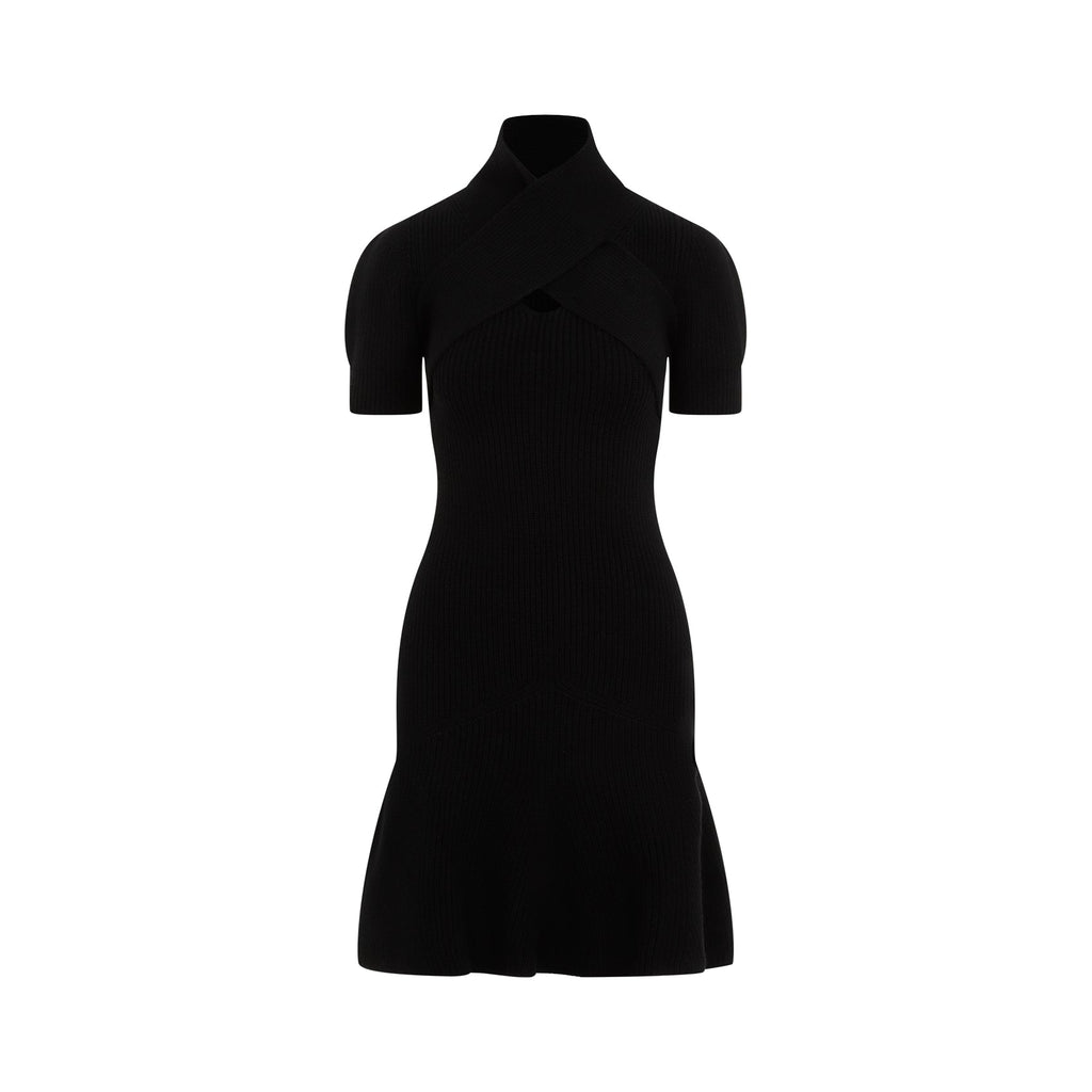 Scarf Draped Dress