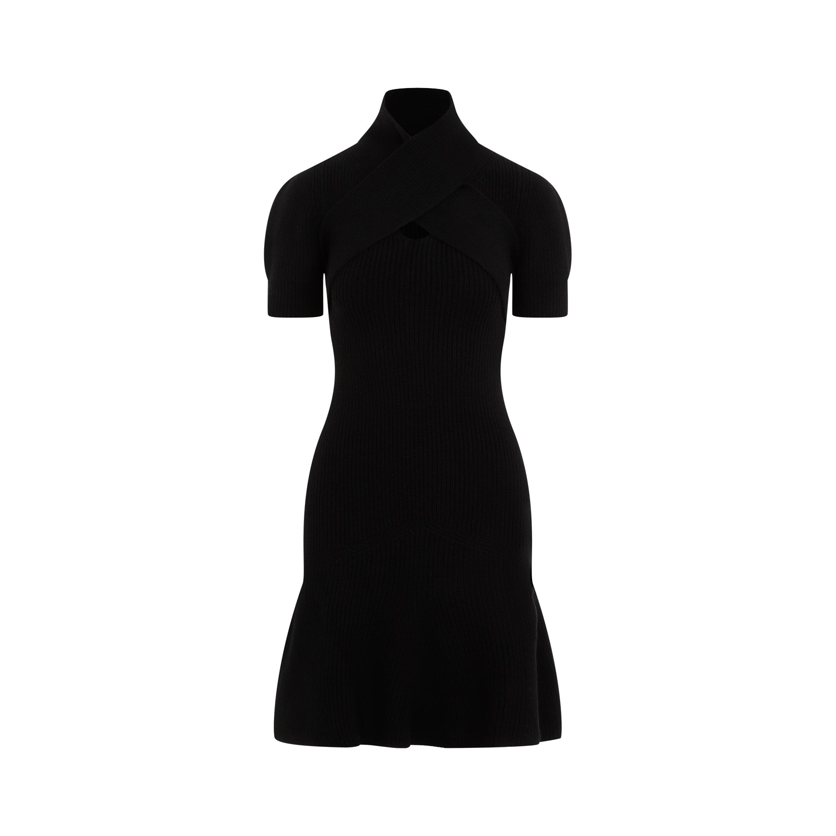 Scarf Draped Dress