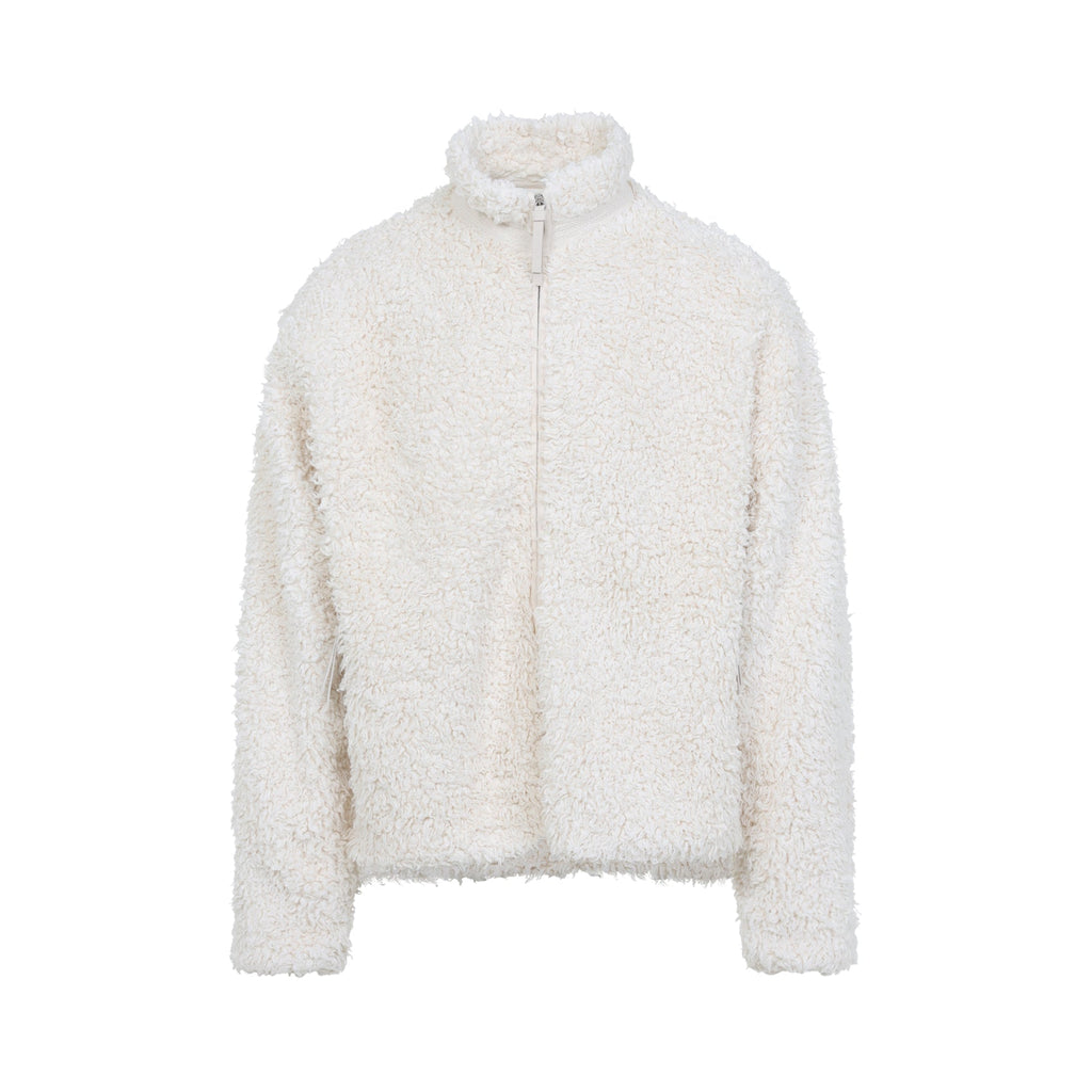 Jil Sander+ Zip Up 187 GD Ivory Cotton Jacket