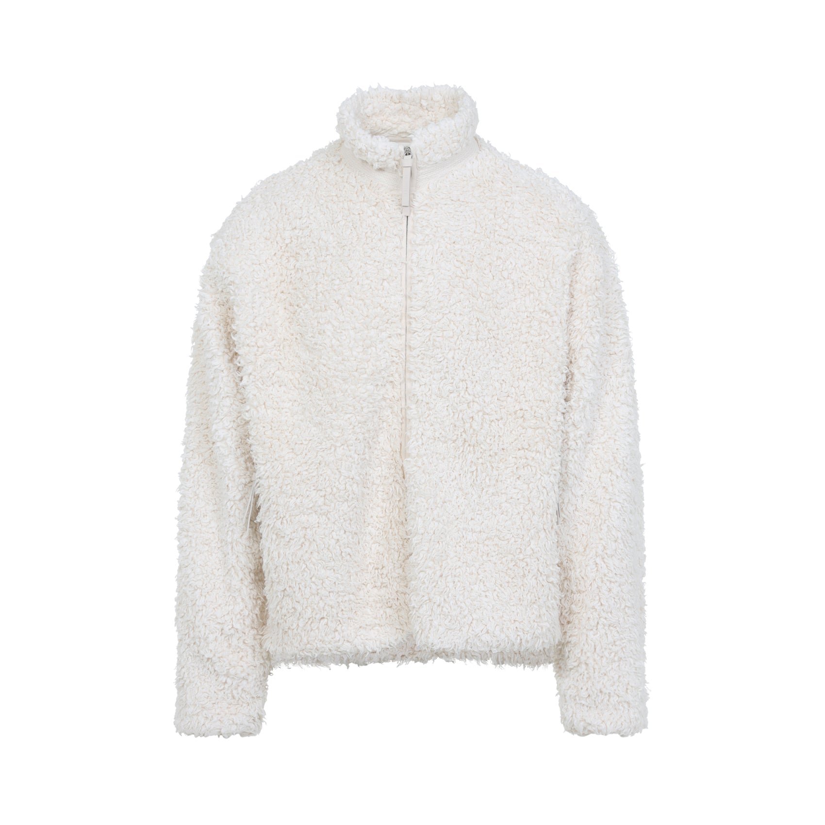 Jil Sander+ Zip Up 187 GD Ivory Cotton Jacket
