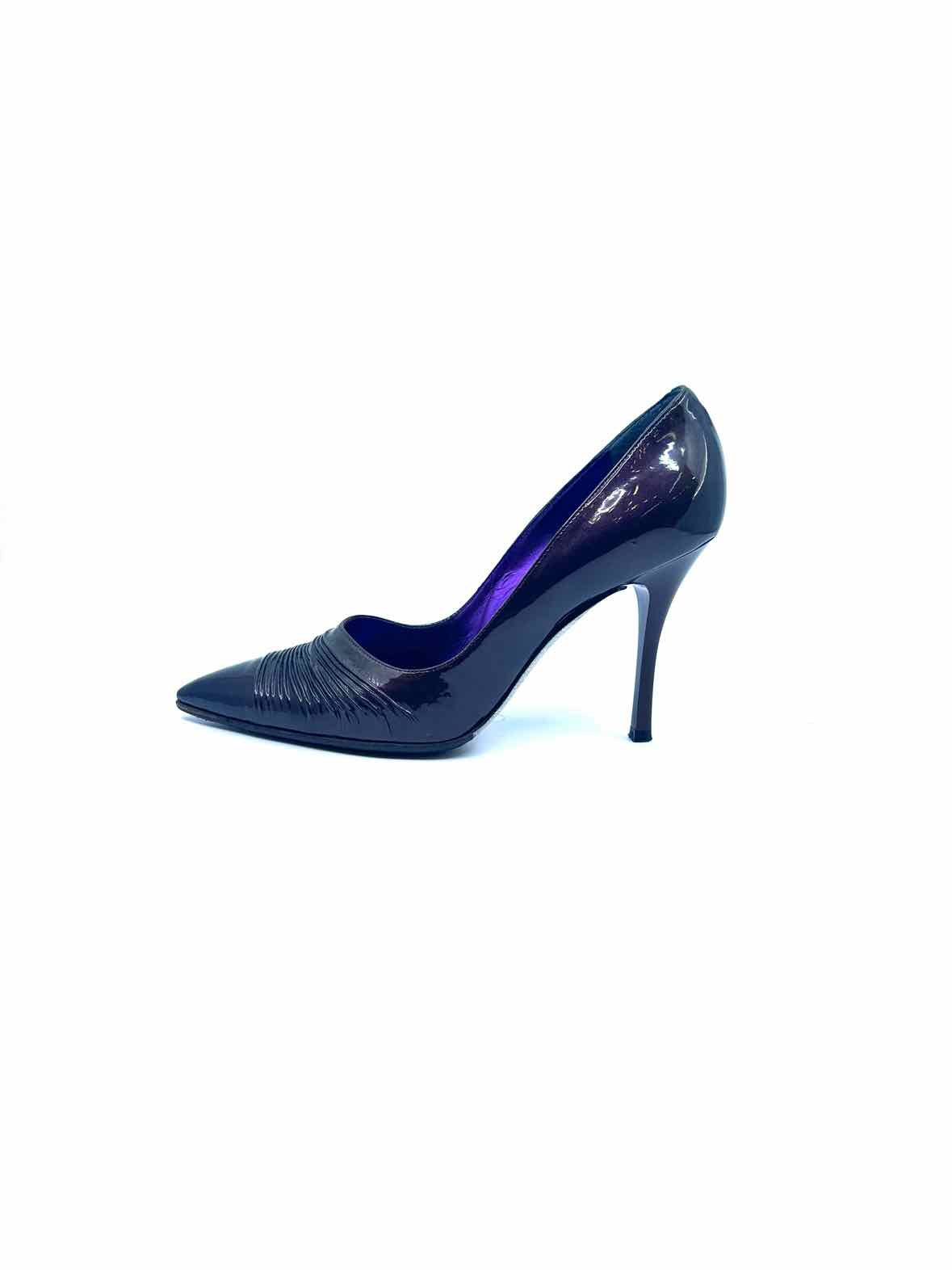 RENE CAOVILLA Size 9 Purple Patent Leather Pumps