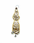 MIRIAM HASKELL Beige Clip Earrings