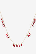 Isabel Marant Colour Shiny Leaf Necklace