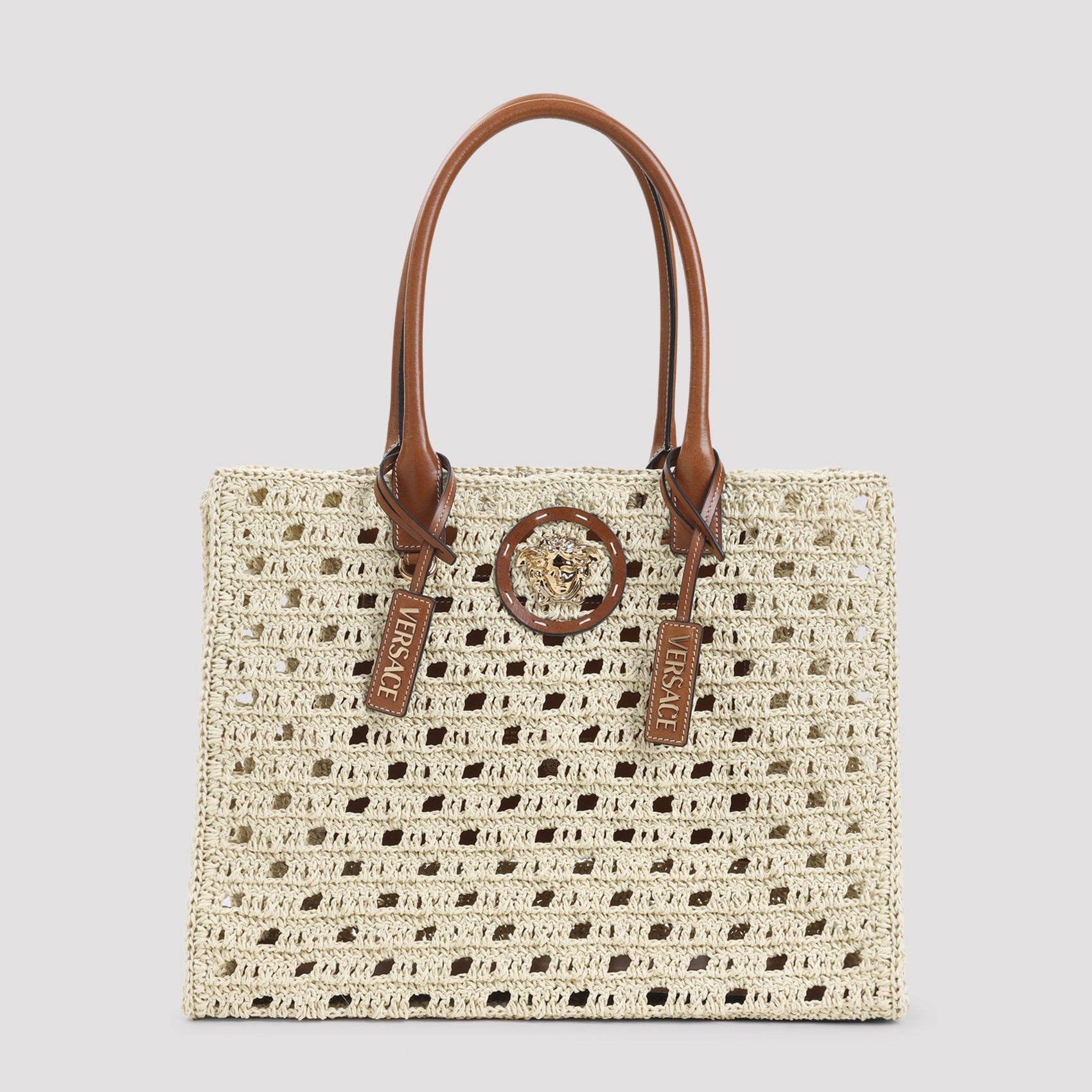 Rafia Large Tote Bag