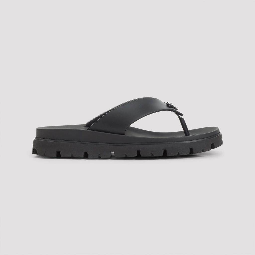 Black Eva Soft Cage Thongs Sandals