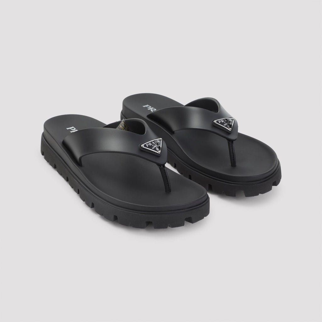 Black Eva Soft Cage Thongs Sandals