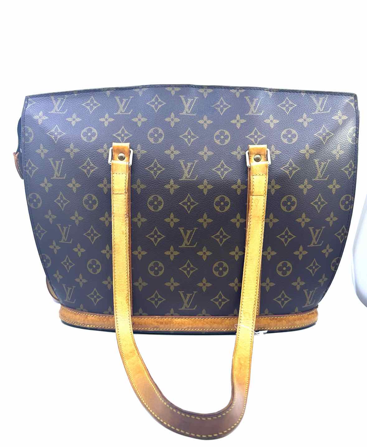 LOUIS VUITTON Sac de Tote Brown Coated canvas Monogram Handbag