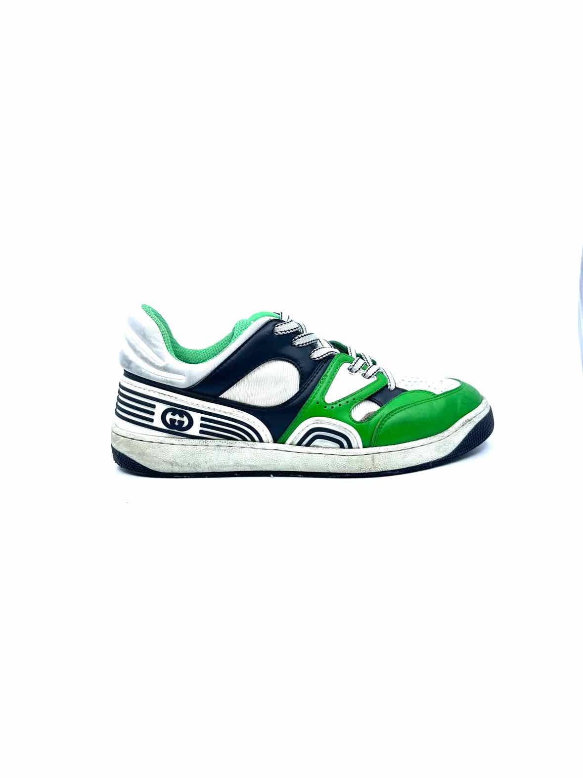 GUCCI Size 5 Black, Green, White Sneakers