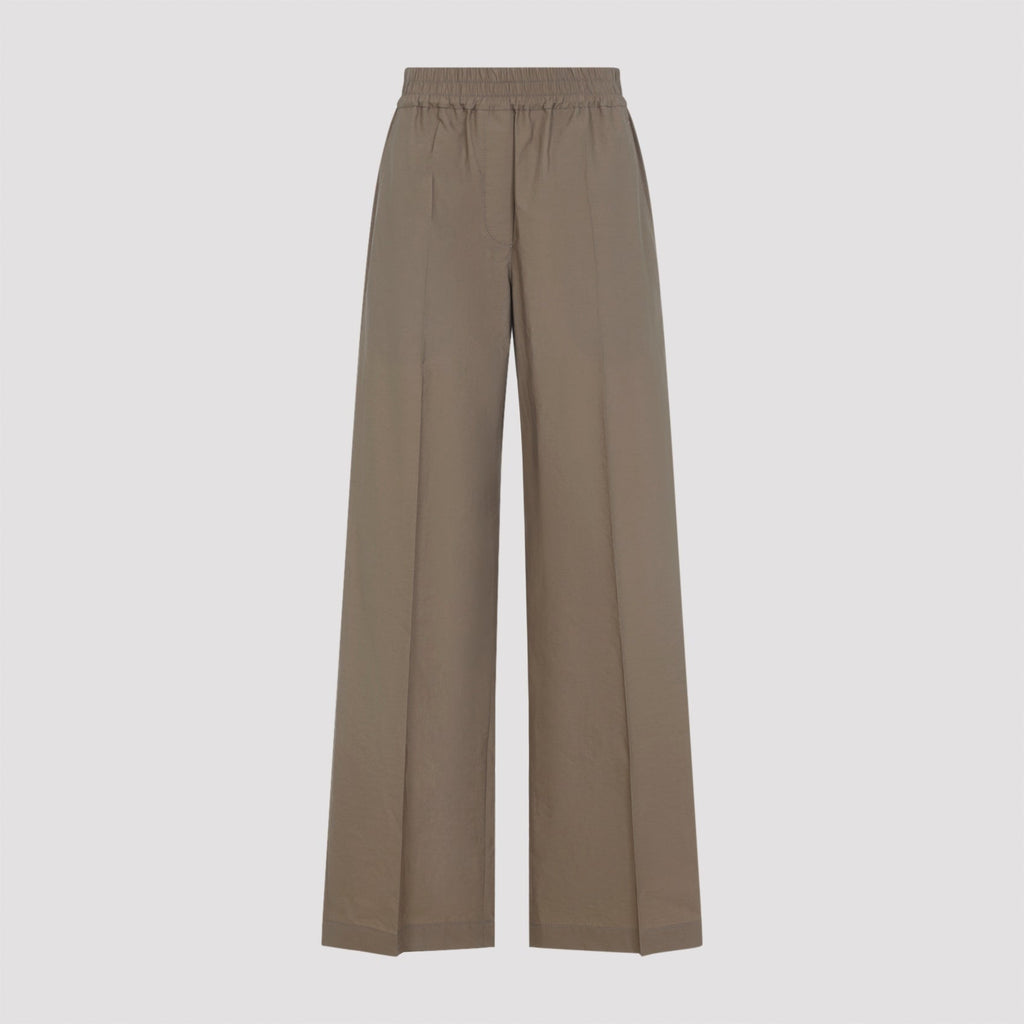 Wide Leg Cotton Pants
