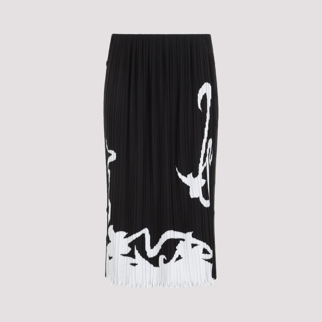 Pleated Long Skirt