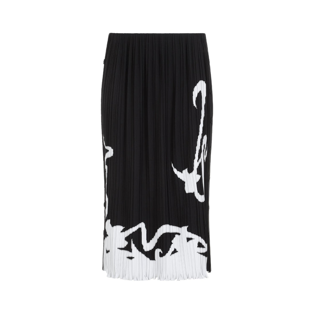 Pleated Long Skirt