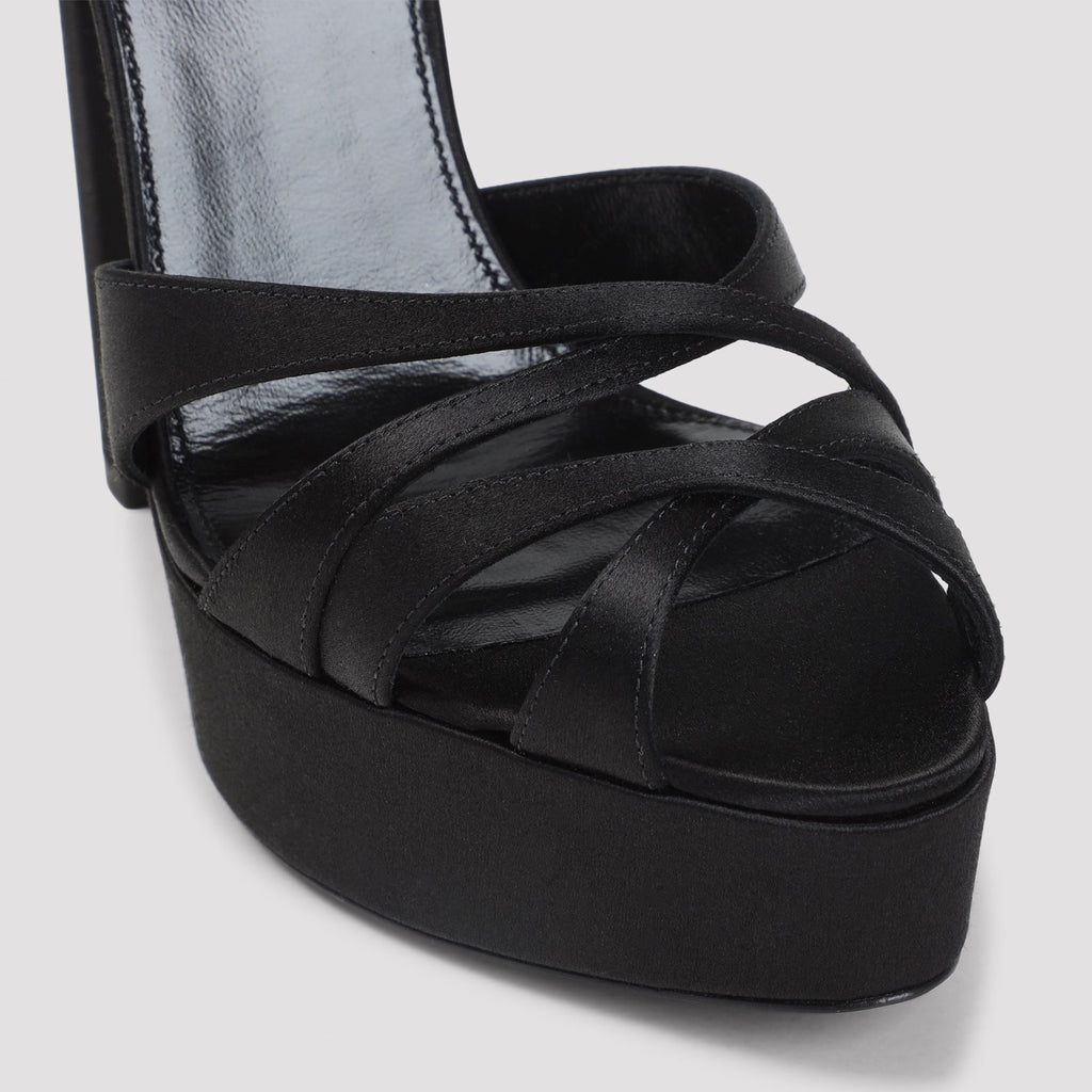 Black Chandelle 110 Viscose Sandals