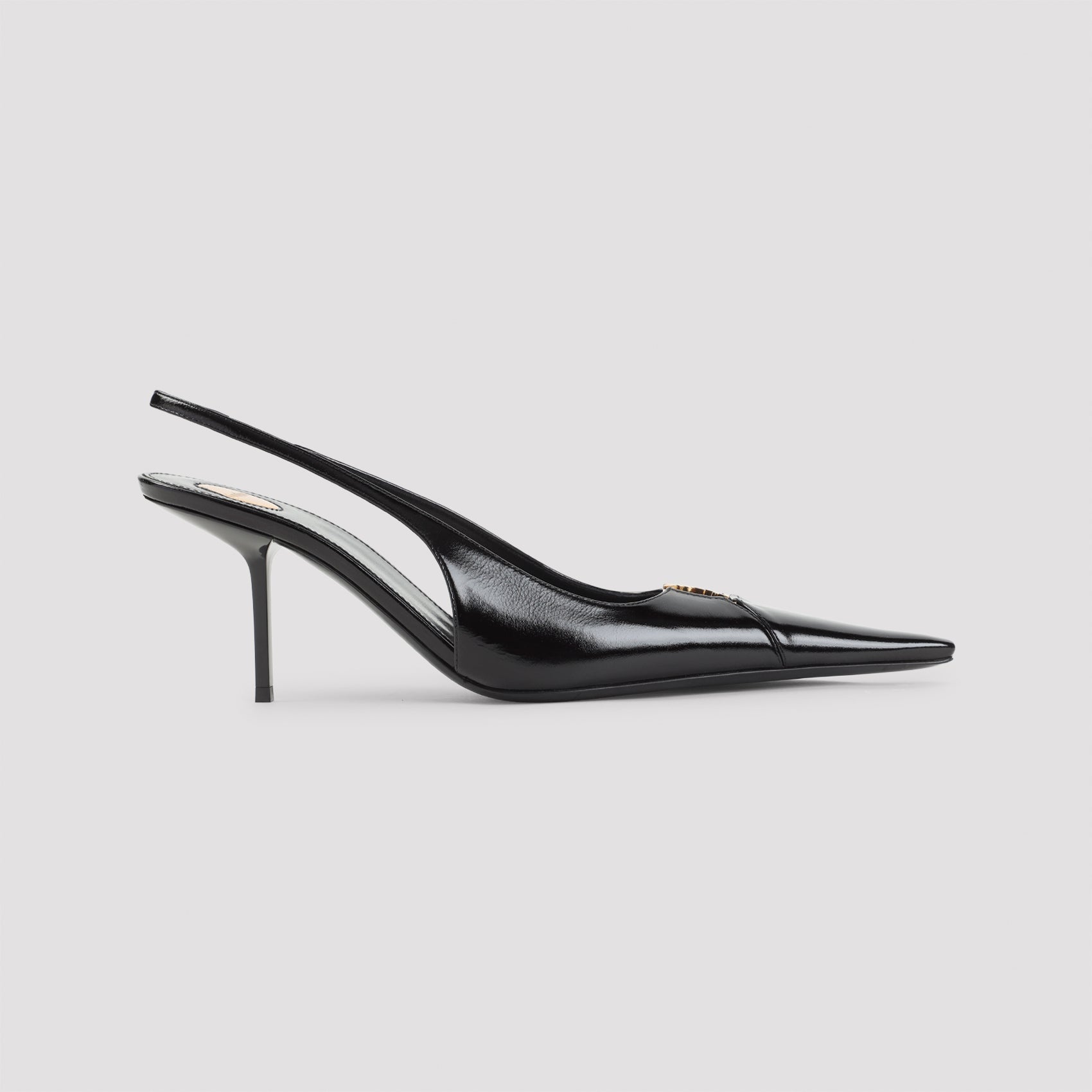 Black Babylone 75 Calf Leather Pumps