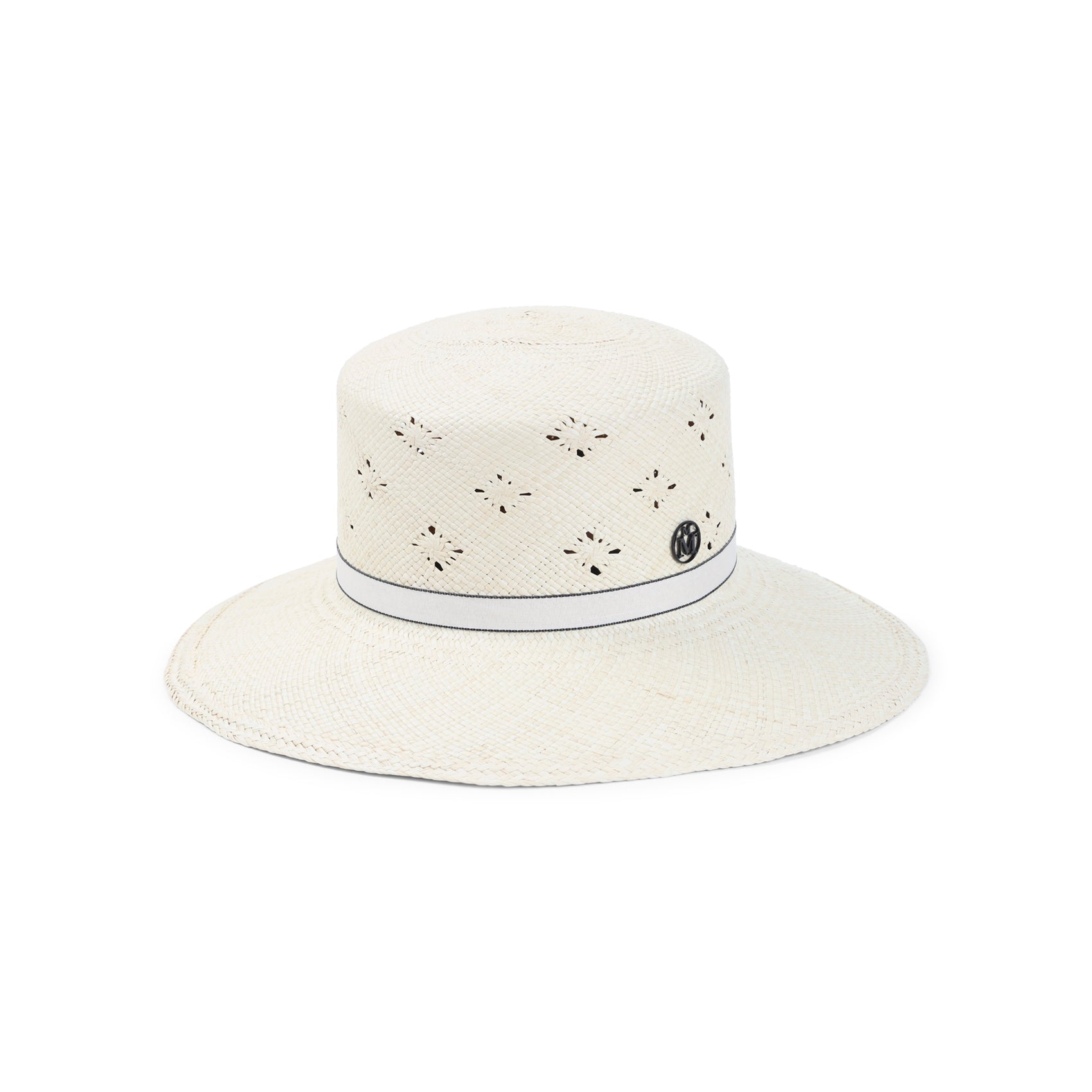 Natural White Brisa Ludi Plumethis Hat