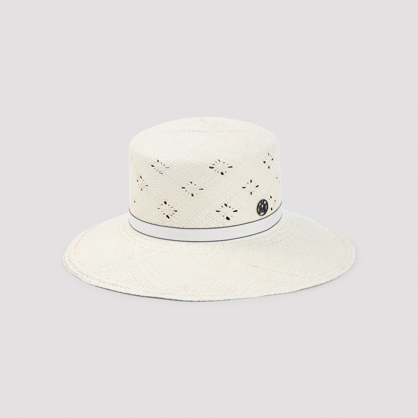 Natural White Brisa Ludi Plumethis Hat