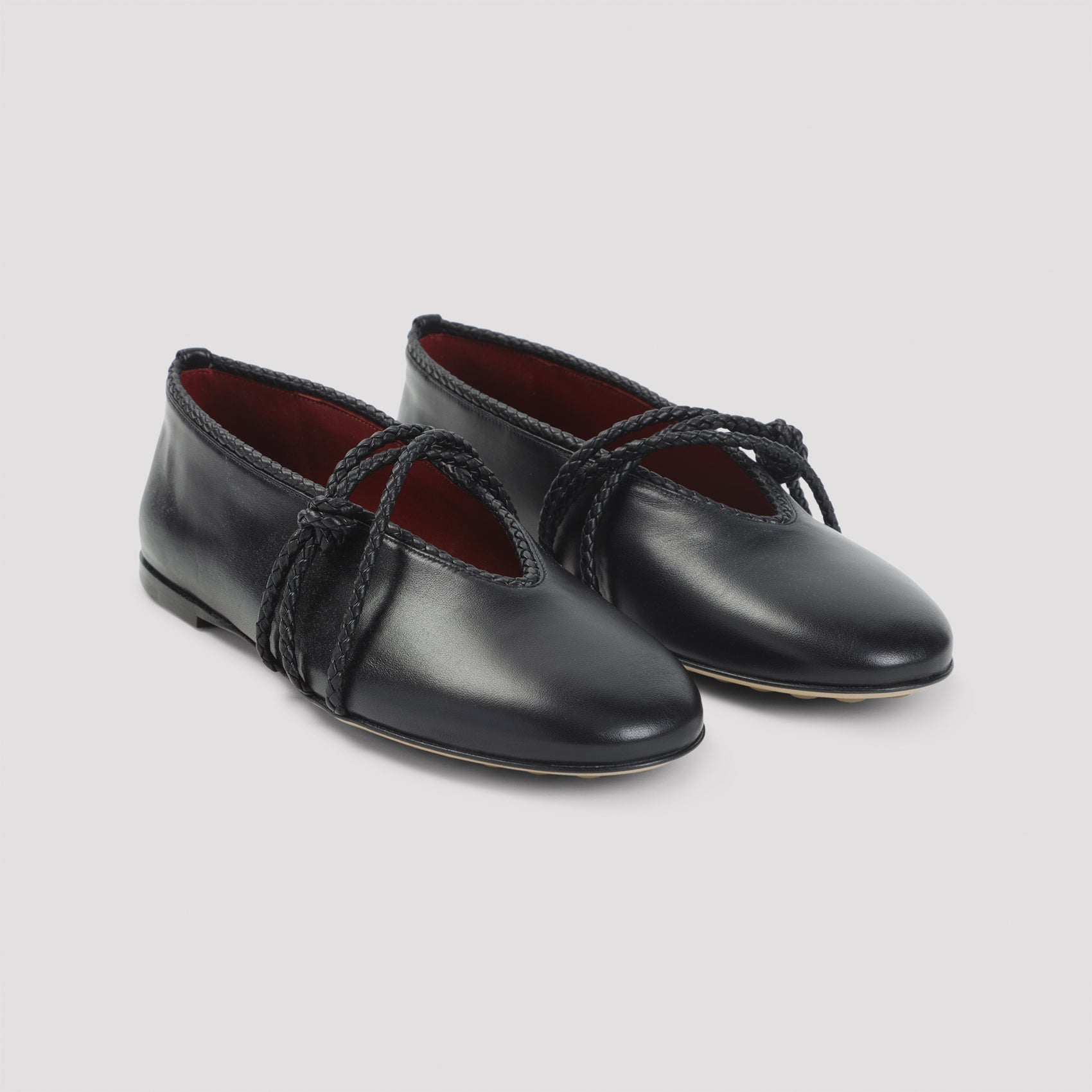 Rosa Lamb Leather Ballerinas