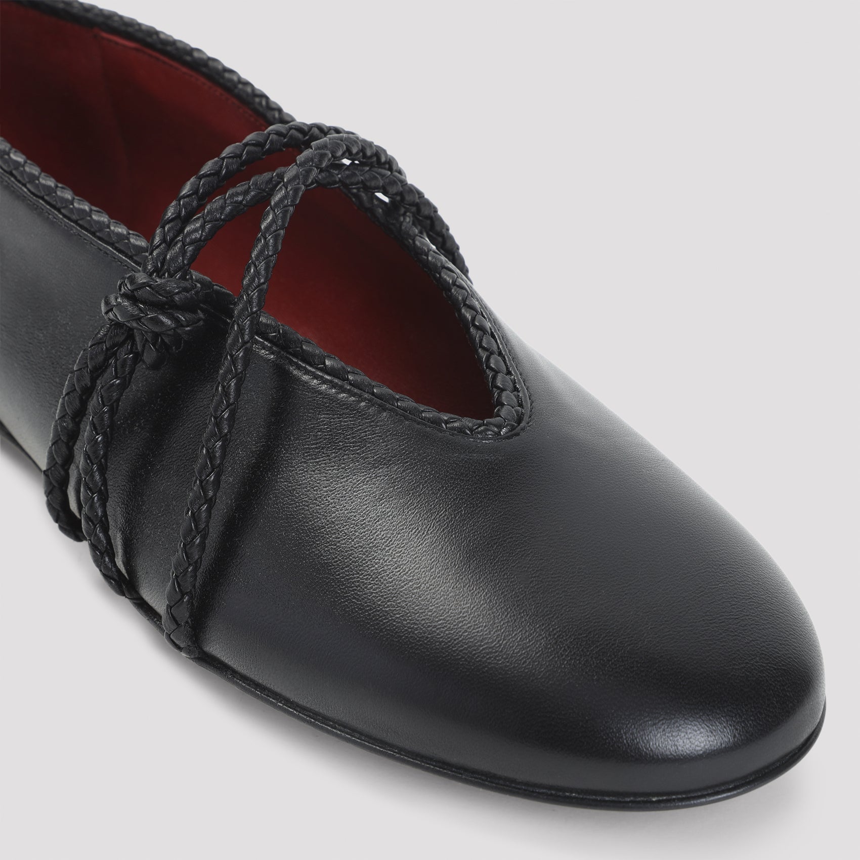 Rosa Lamb Leather Ballerinas