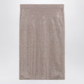Midi Skirt With Silver Rhinestones