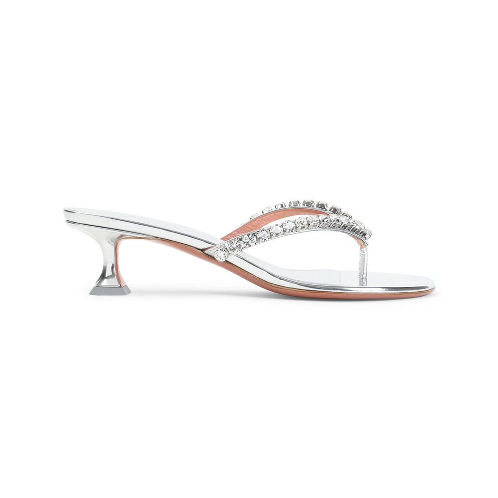 Gigi Thong Mirror Sandals