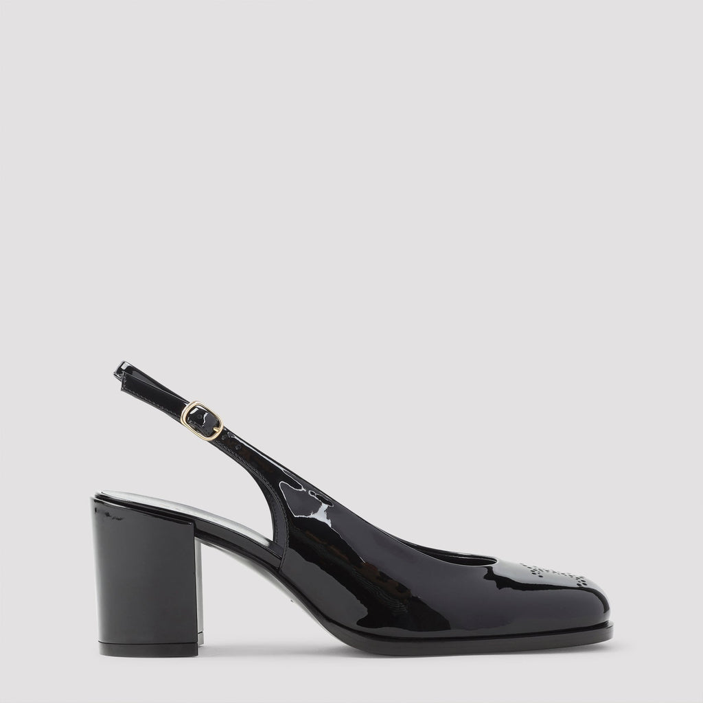 Perforated Triomphe Slingback