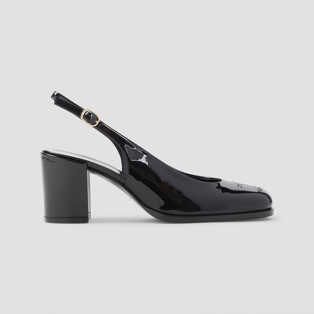 Perforated Triomphe Slingback