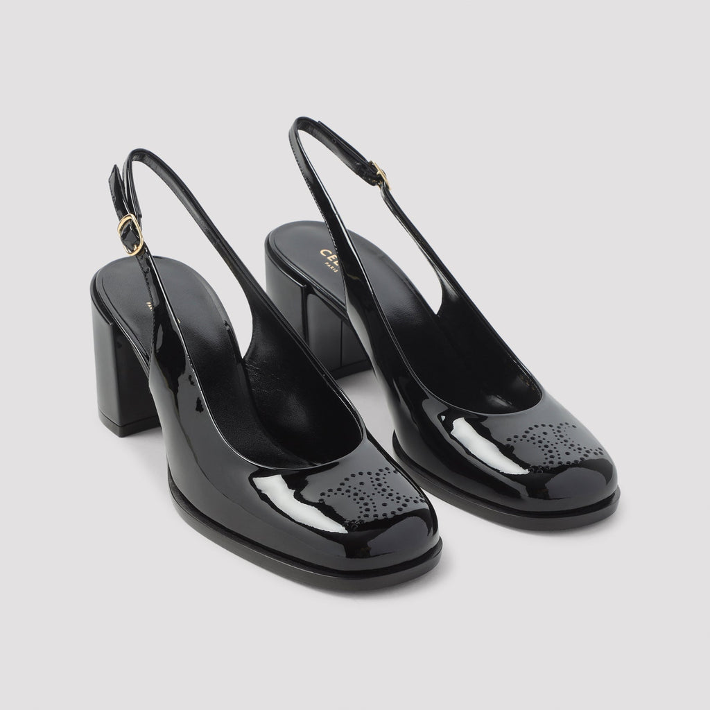 Perforated Triomphe Slingback