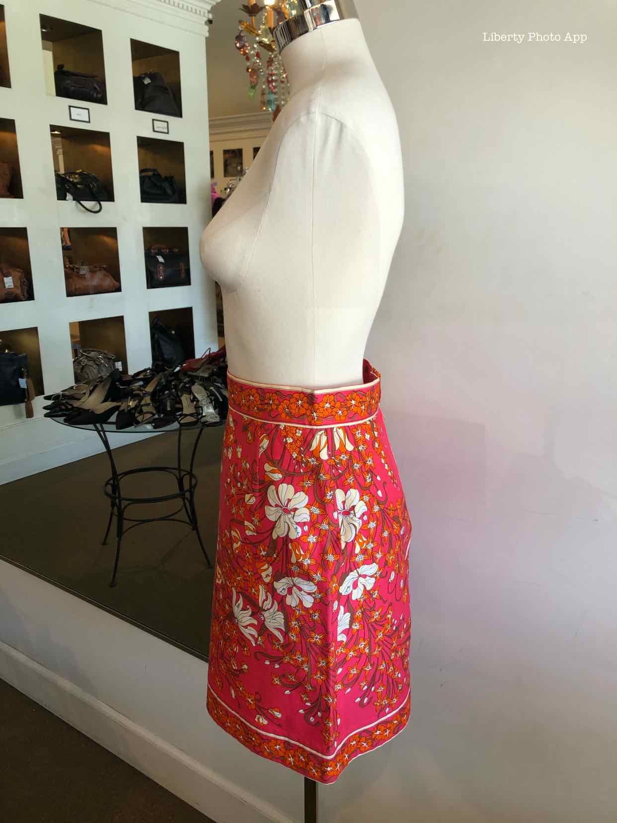 EMILIO PUCCI Hot Pink Floral Skirt | 10