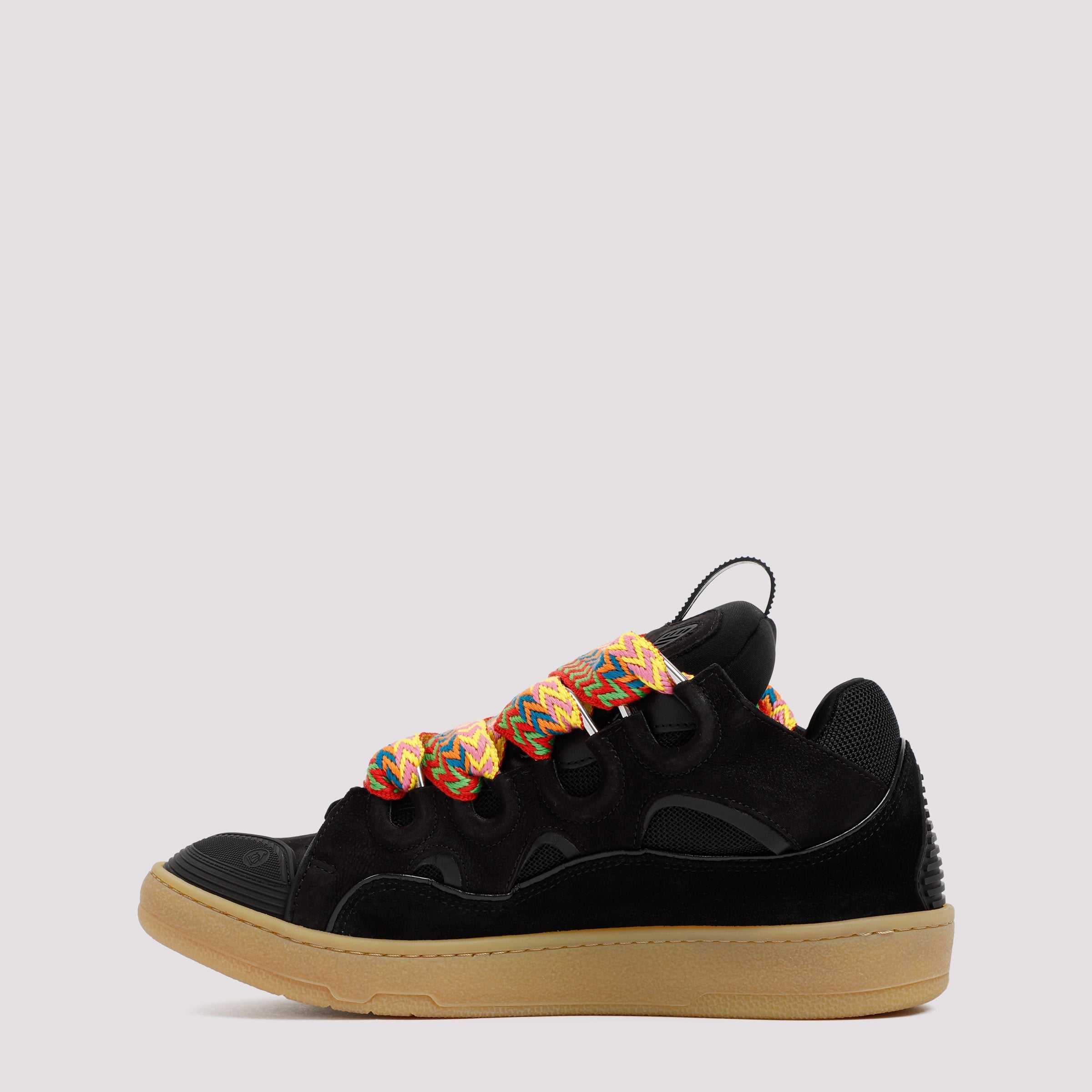 Leather Curb Sneakers
