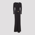 Jersey Brown Gown