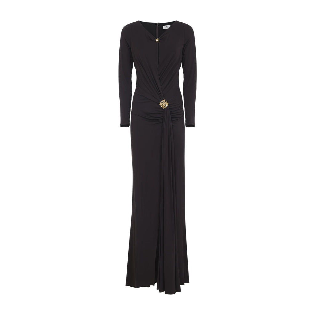 Jersey Brown Gown