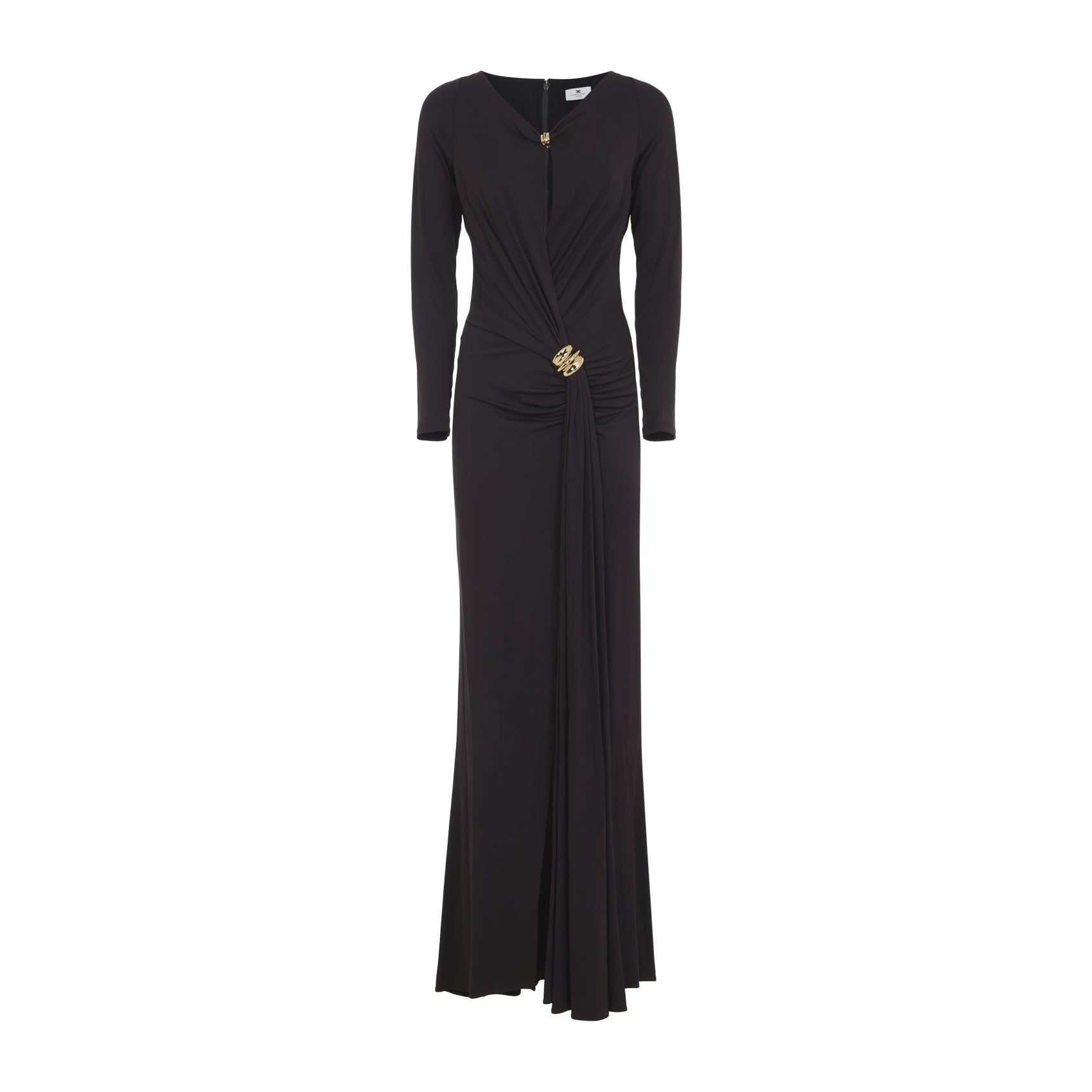 Jersey Brown Gown
