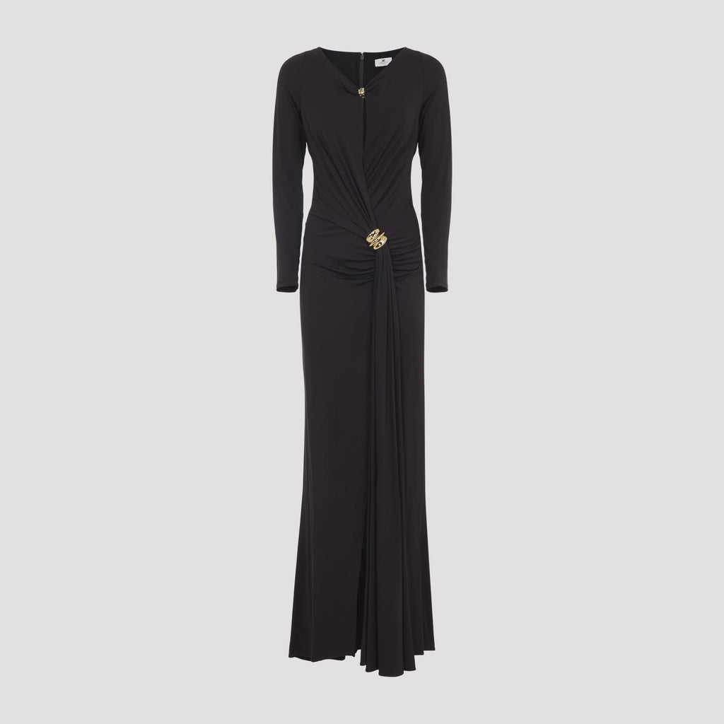 Jersey Brown Gown