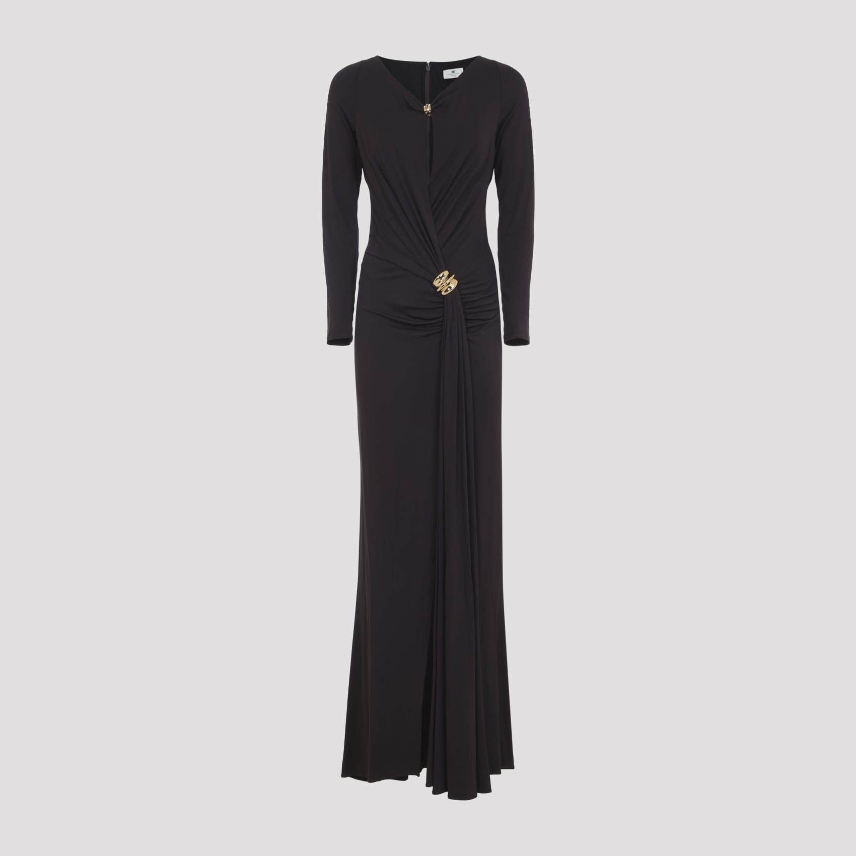 Jersey Brown Gown