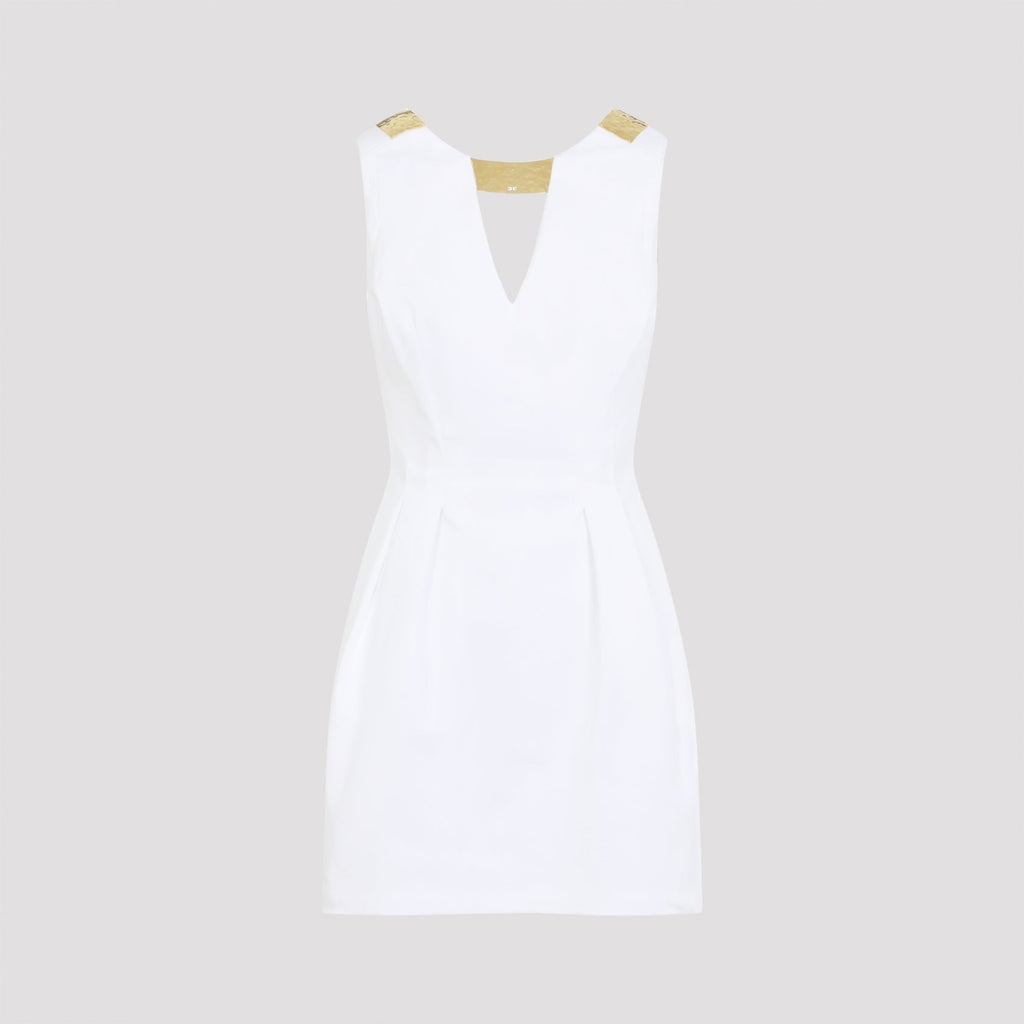 Mini Dress With Gold Detail