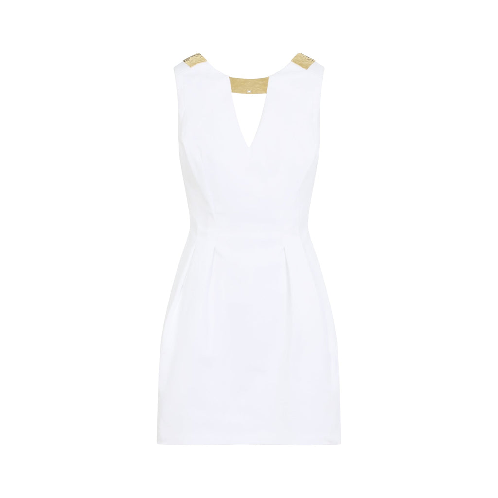 Mini Dress With Gold Detail