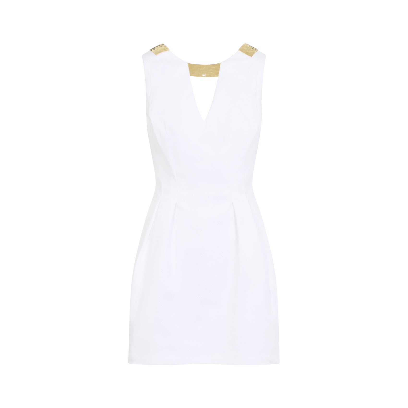 Mini Dress With Gold Detail