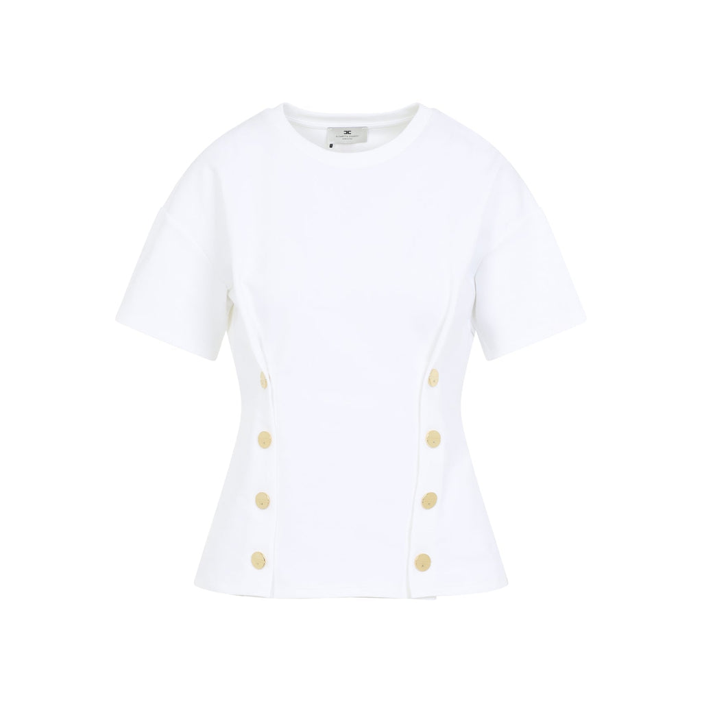 Gold Buttoned T-Shirt