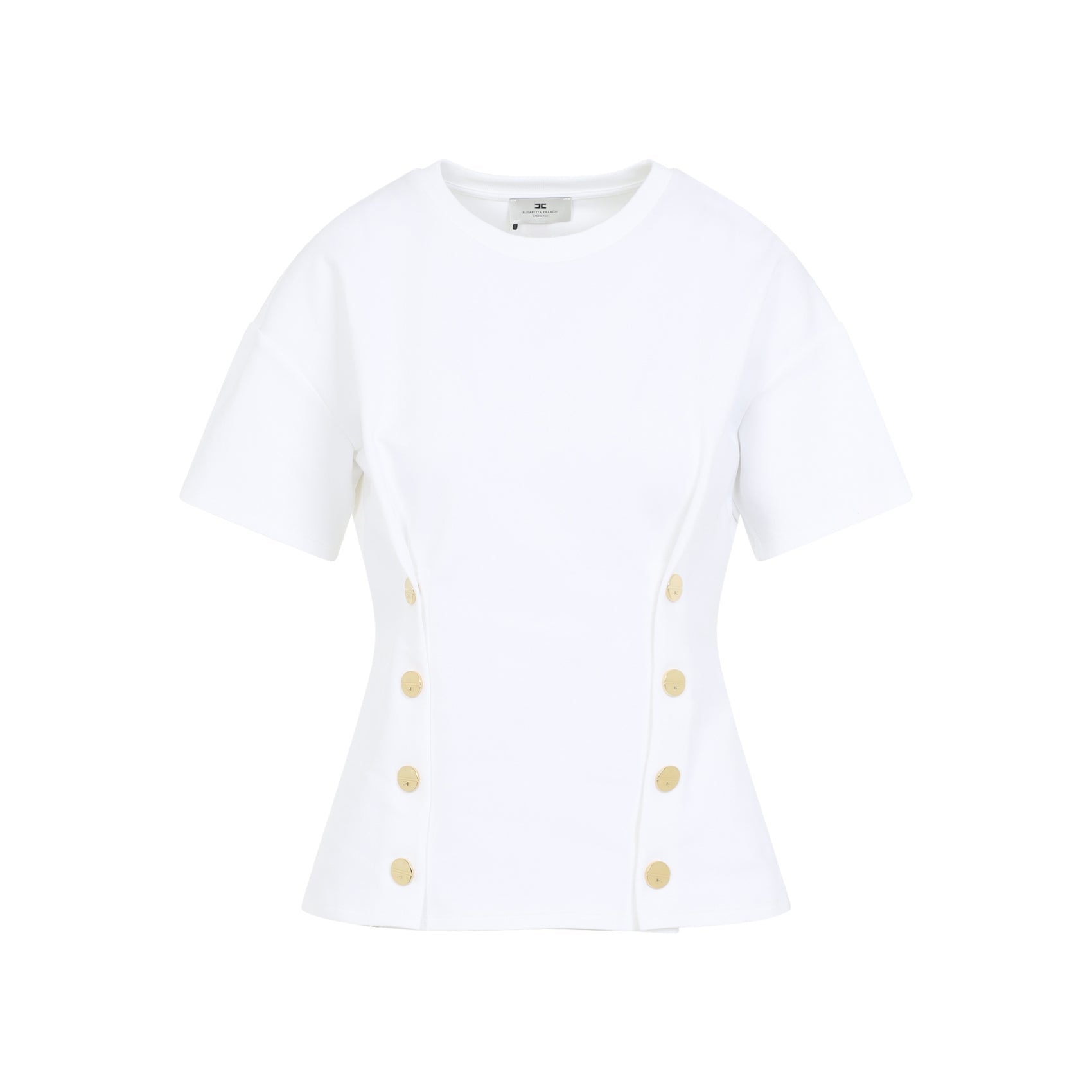 Gold Buttoned T-Shirt