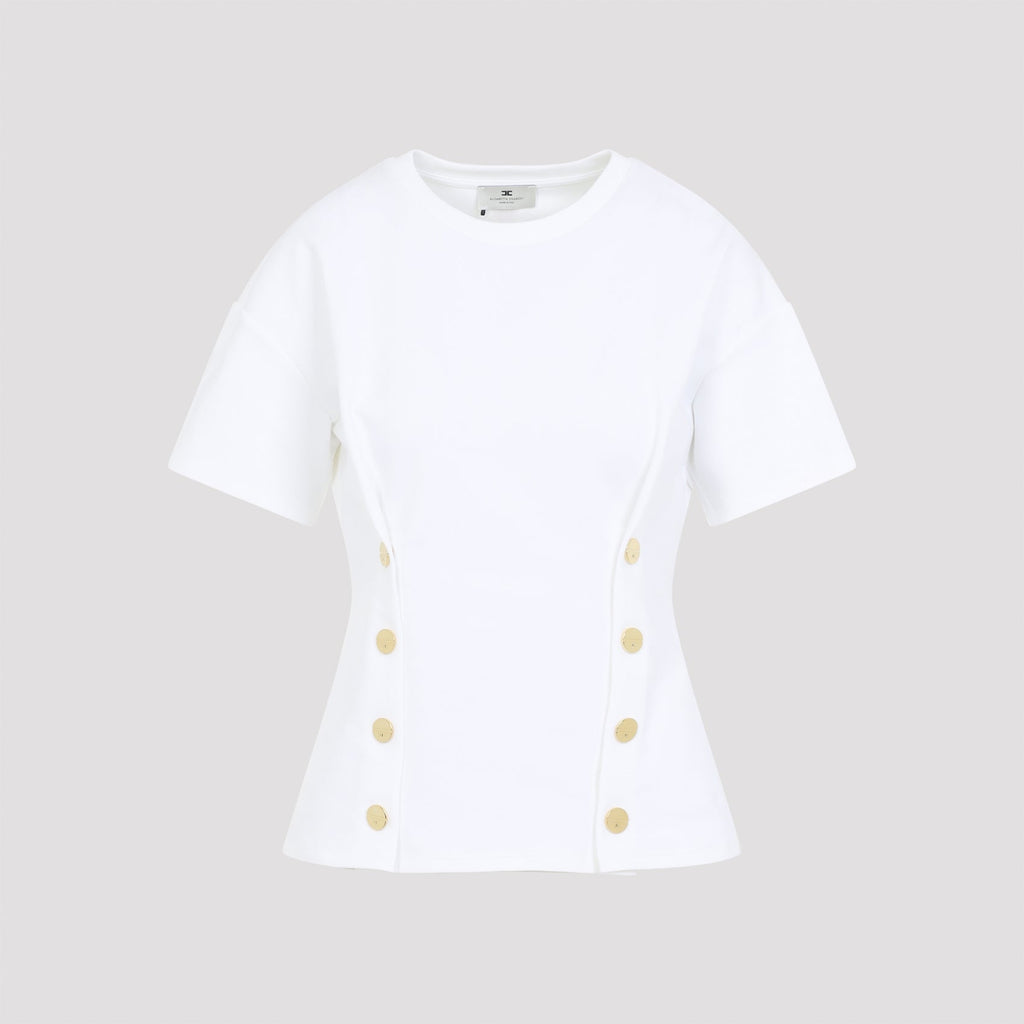 Gold Buttoned T-Shirt