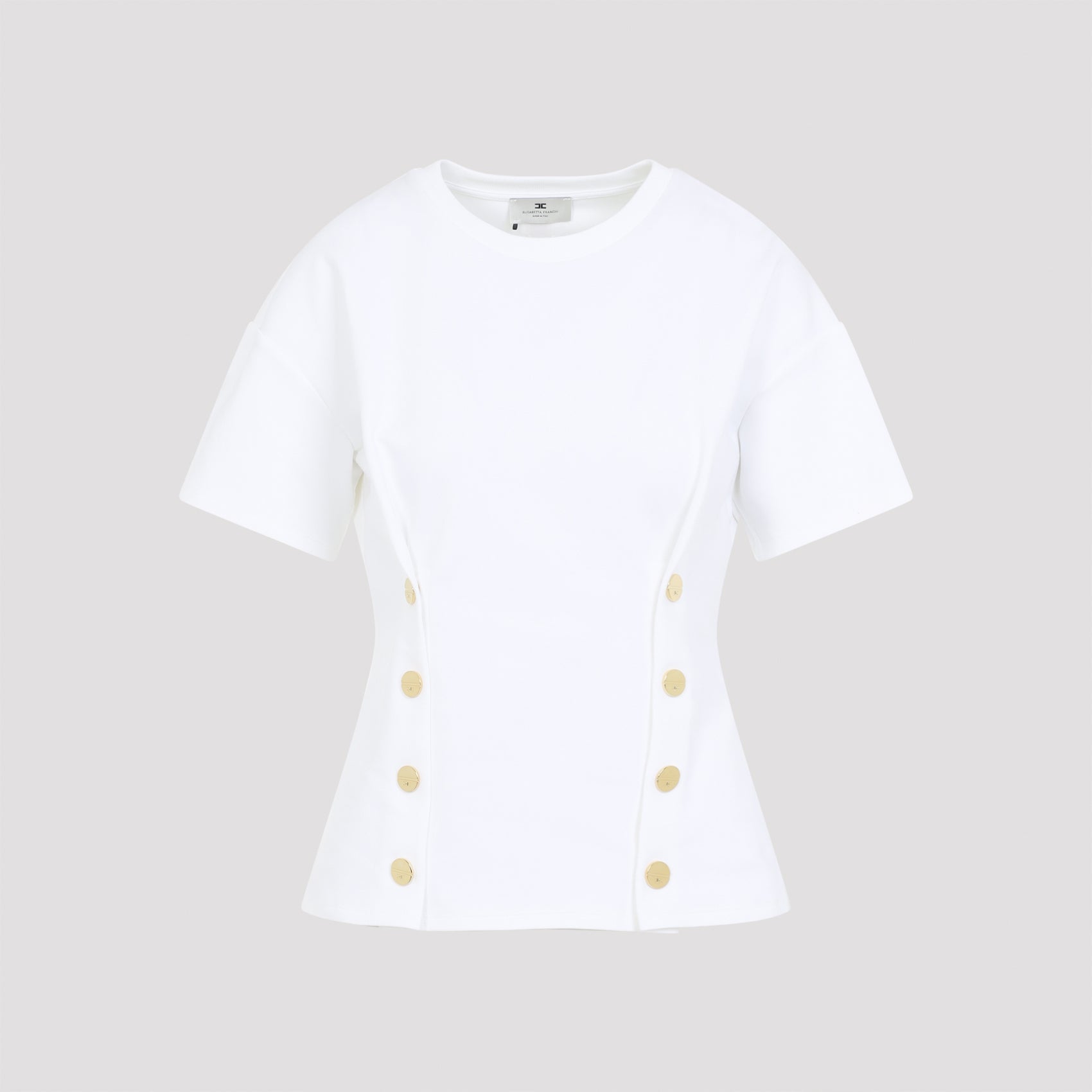Gold Buttoned T-Shirt