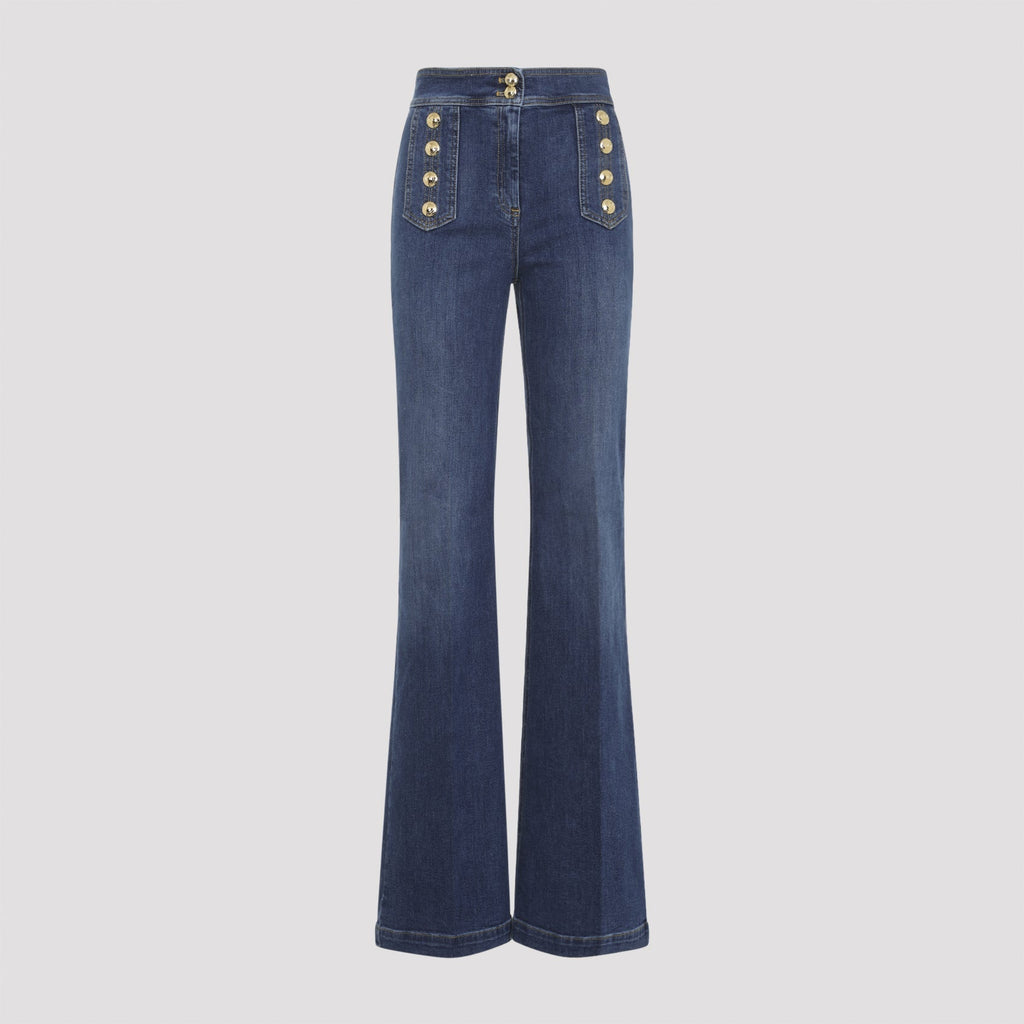 Jeans With Buttons