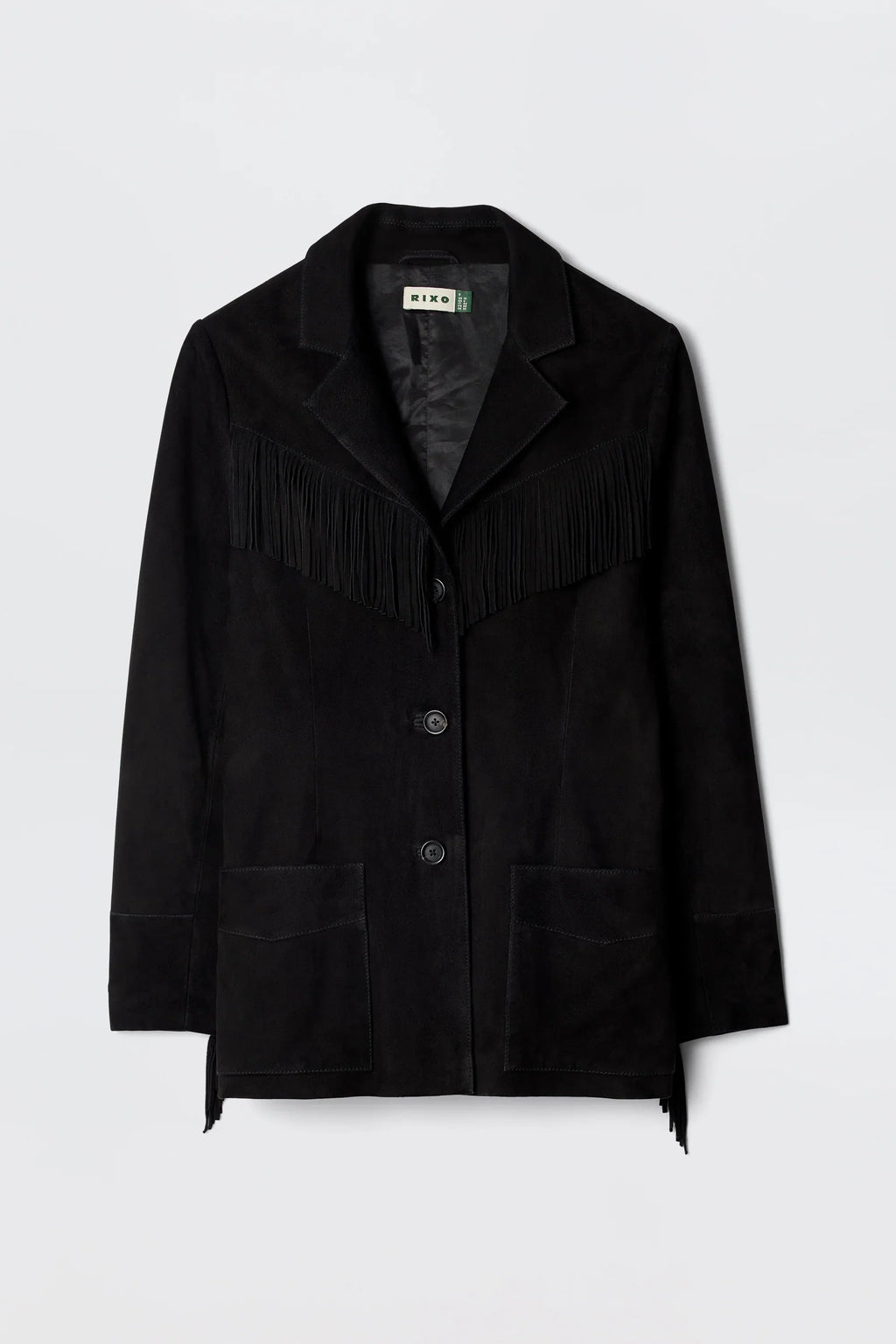 RIXO Teagan Jacket in Black