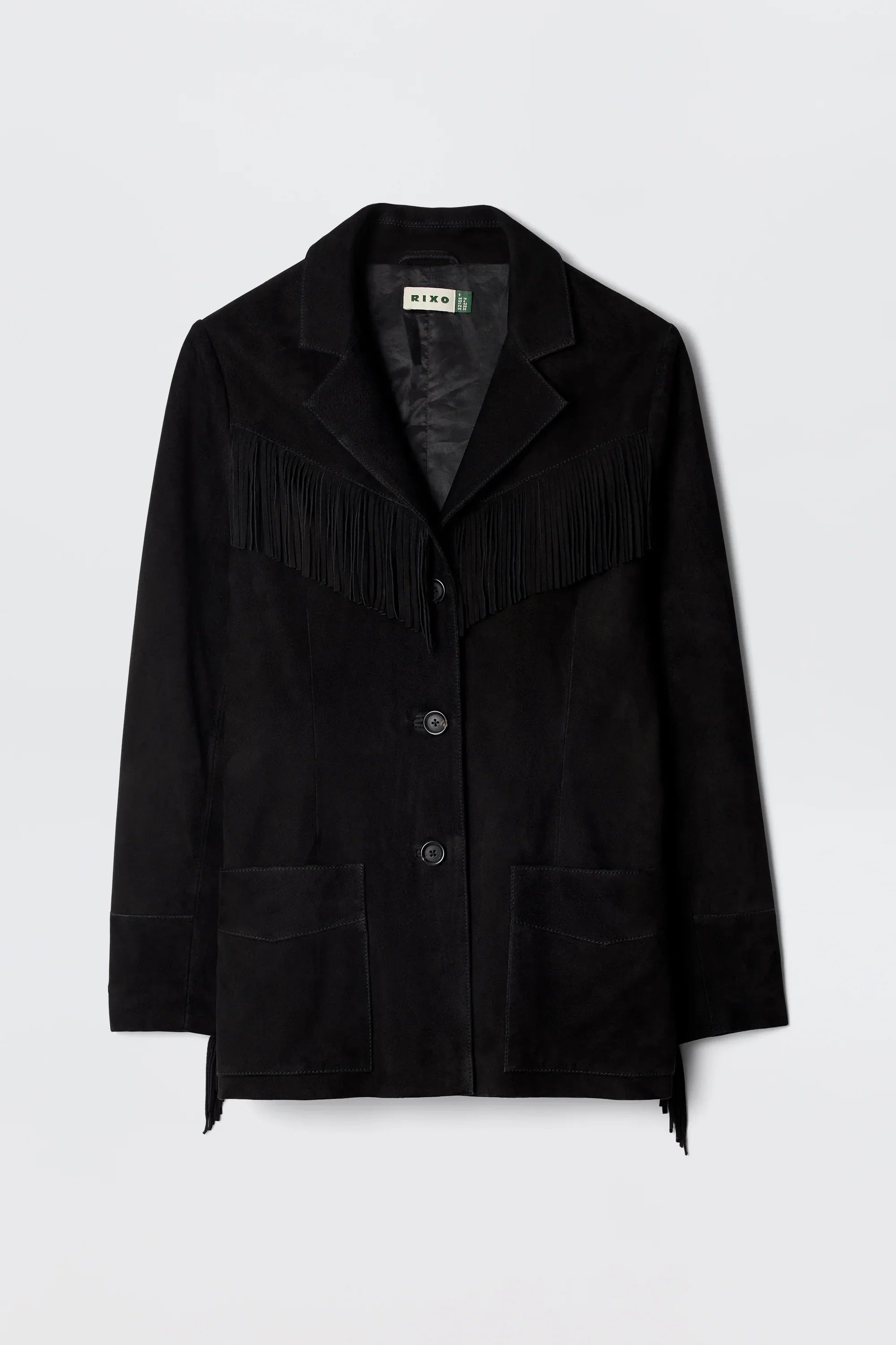 RIXO Teagan Jacket in Black