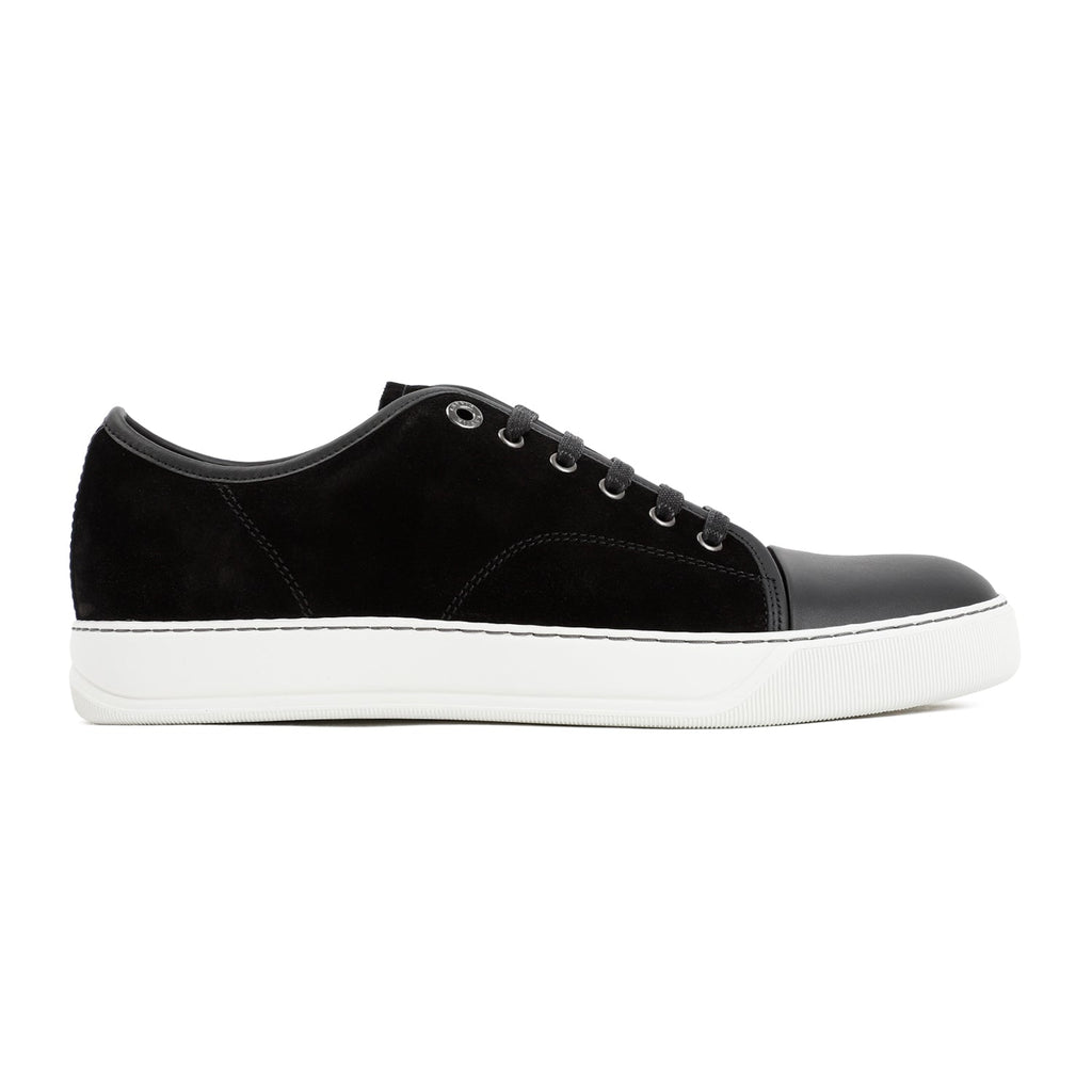 Suede And Nappa Captoe Low To Sneakers