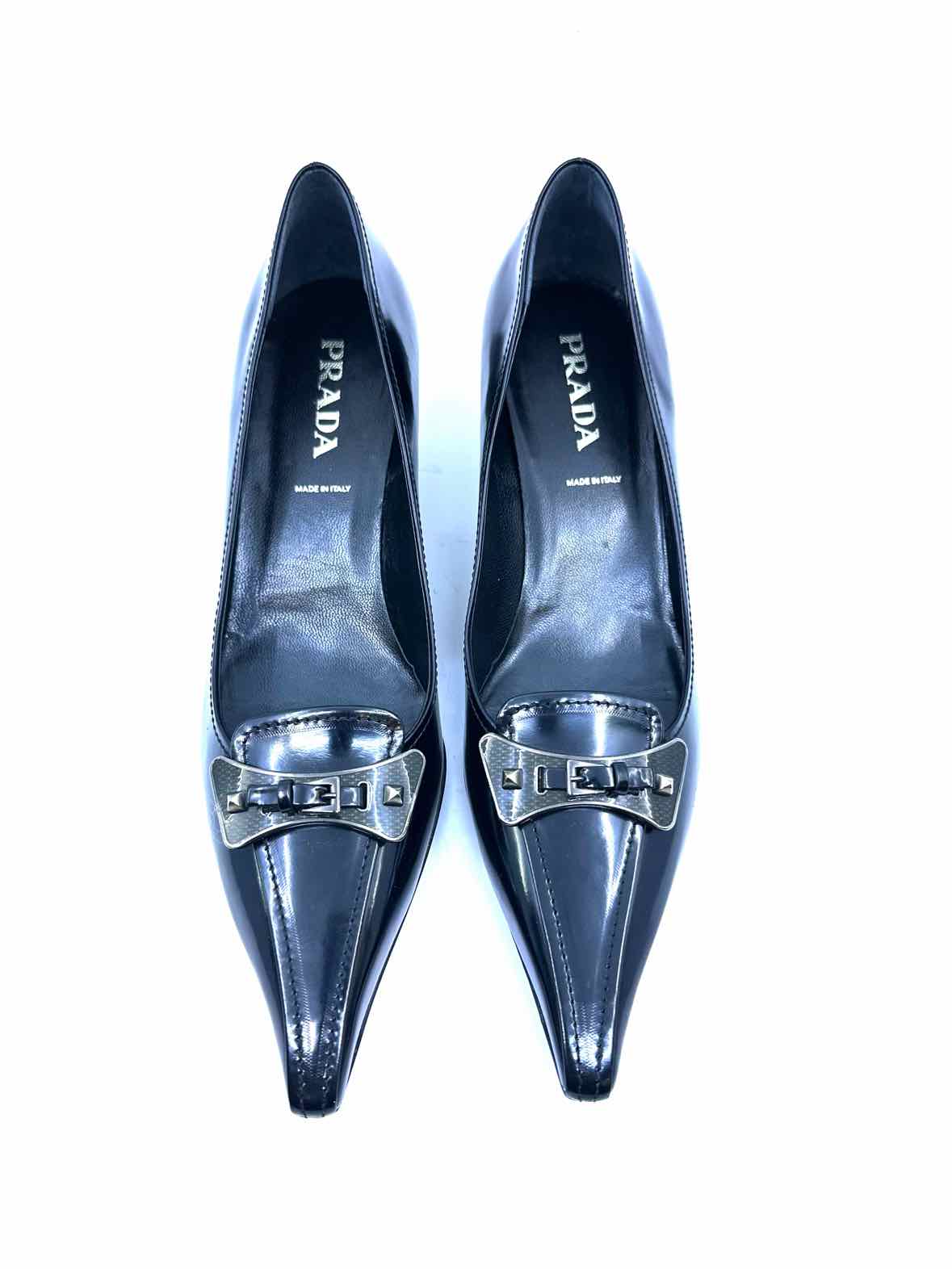 PRADA Size 5 Black Pumps