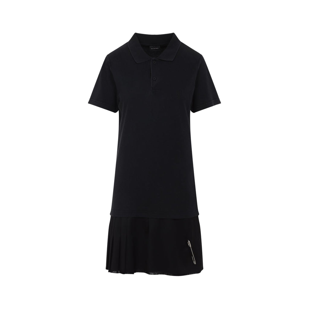 Layered Polo Mini Dress