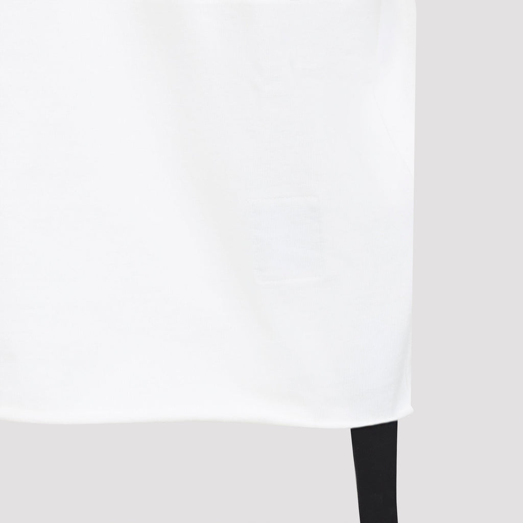 Milk White Cotton Hooded Tunic