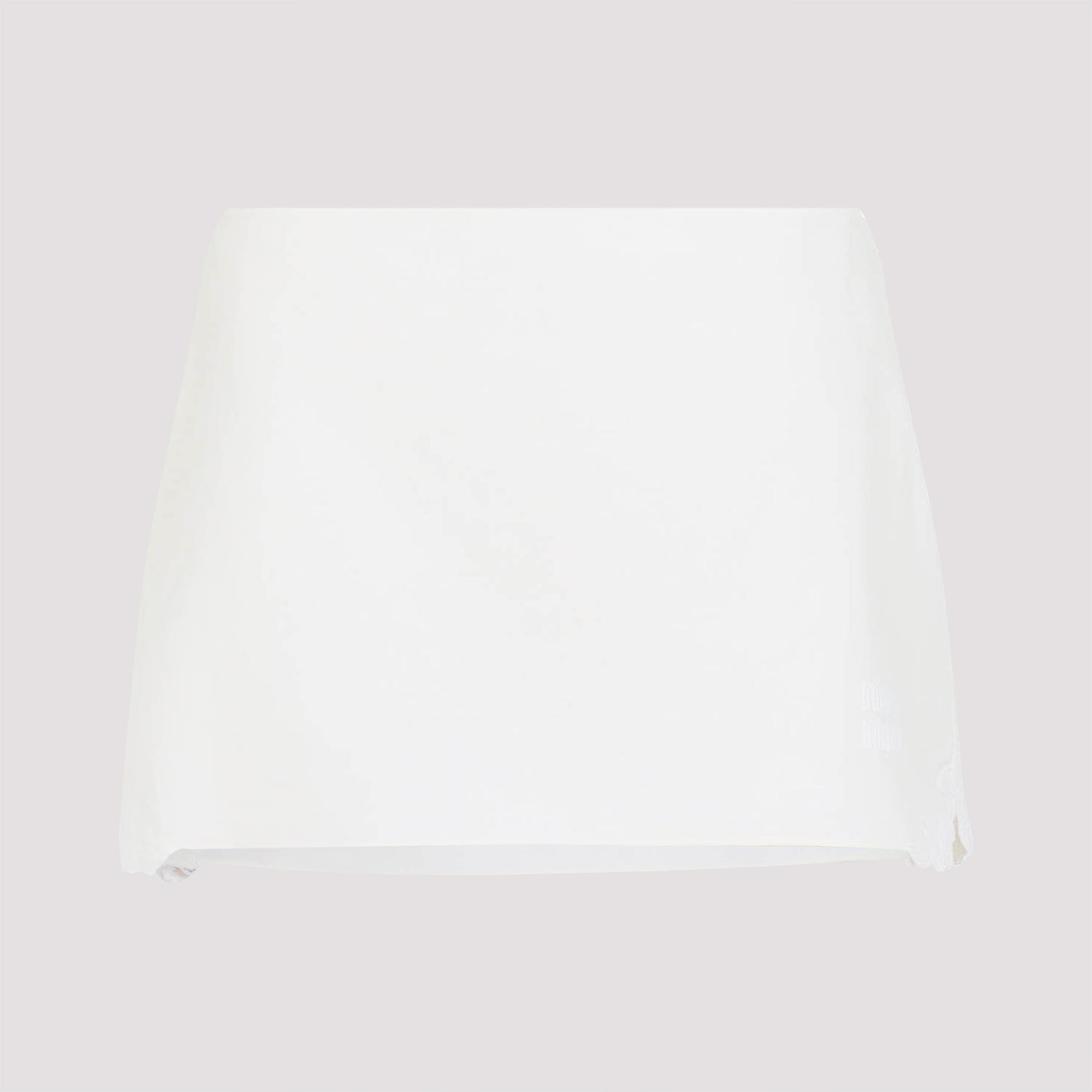 Linen and Cotton Mini Skirt