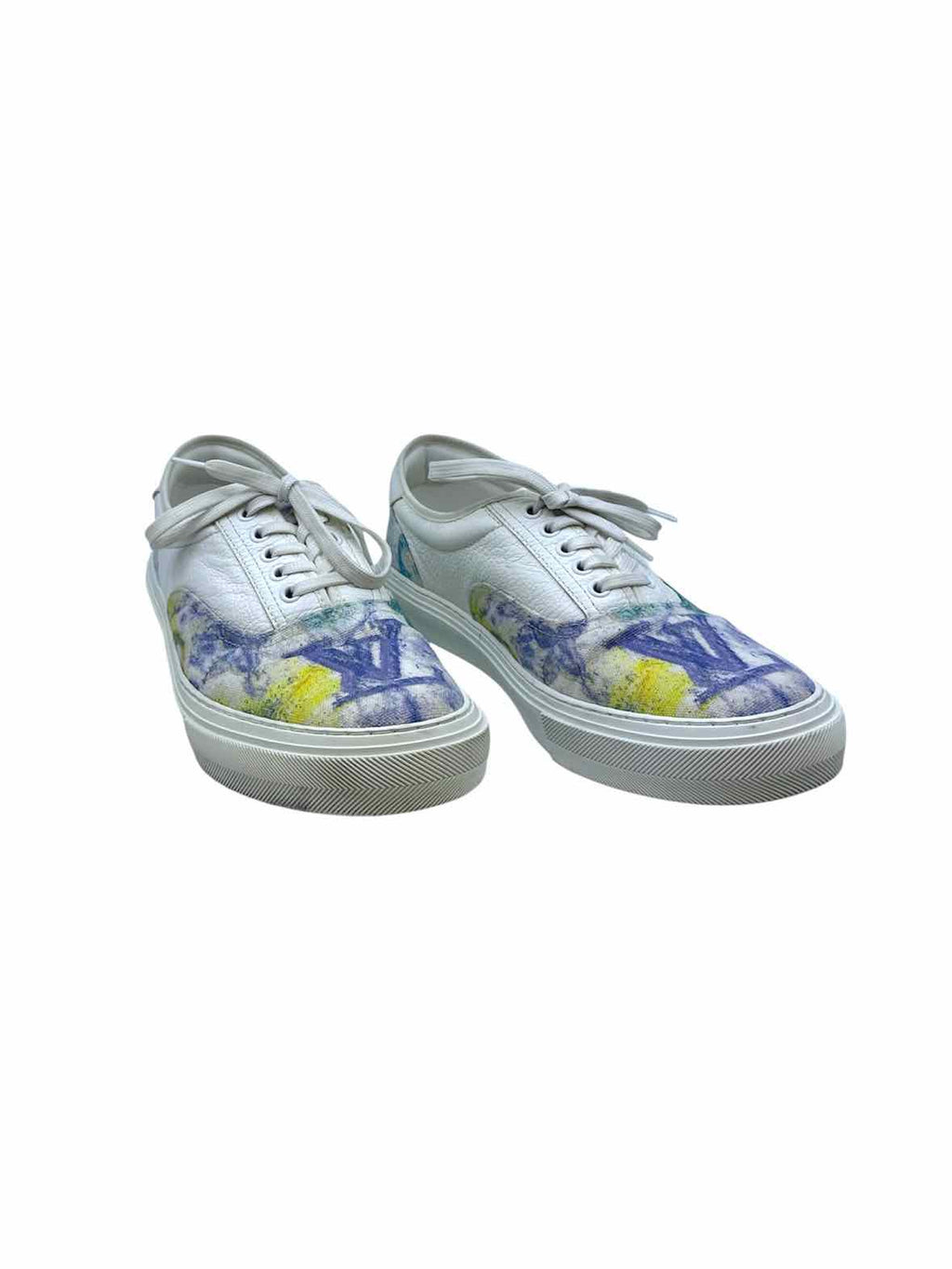 LOUIS VUITTON Size 9 White Men's Sneakers